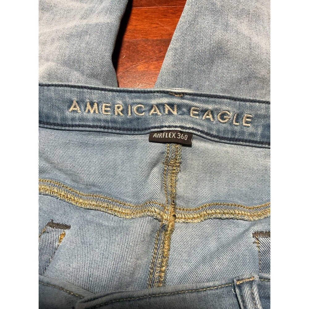 American Eagle Airflex Relaxed Straight Jeans Men’s Size 40X32 Blue